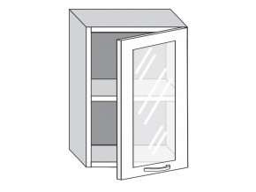 1.50.3 Шкаф настенный (h=720) на 500мм с 1-ой стекл. дверцей в Мегионе - megion.magazin-mebel74.ru | фото