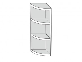 19.30.0р Полка угловая (h=913) радиусная  ЛДСП УНИ в Мегионе - megion.magazin-mebel74.ru | фото