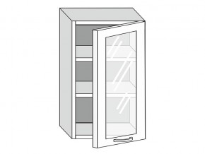 19.50.3 Шкаф настенный (h=913) на 500мм с 1-ой стекл. дверцей в Мегионе - megion.magazin-mebel74.ru | фото