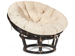 Кресло Papasan 23/01 W с подушкой Antique brown, ткань Старт в Мегионе - megion.magazin-mebel74.ru | фото