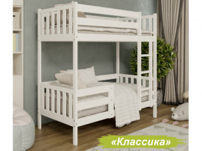 Кровать 2-х ярусная Аист-2 Классика белый 1800х900 мм в Мегионе - megion.magazin-mebel74.ru | фото