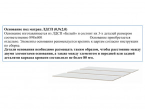 Основание из ЛДСП 0,9х2,0м в Мегионе - megion.magazin-mebel74.ru | фото