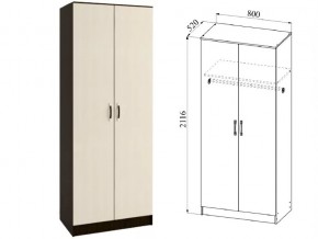 Шкаф 2 двери Ронда ШКР800.1 венге/дуб белфорт в Мегионе - megion.magazin-mebel74.ru | фото