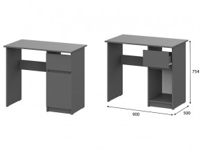 Стол письменный 900 Денвер Графит серый в Мегионе - megion.magazin-mebel74.ru | фото